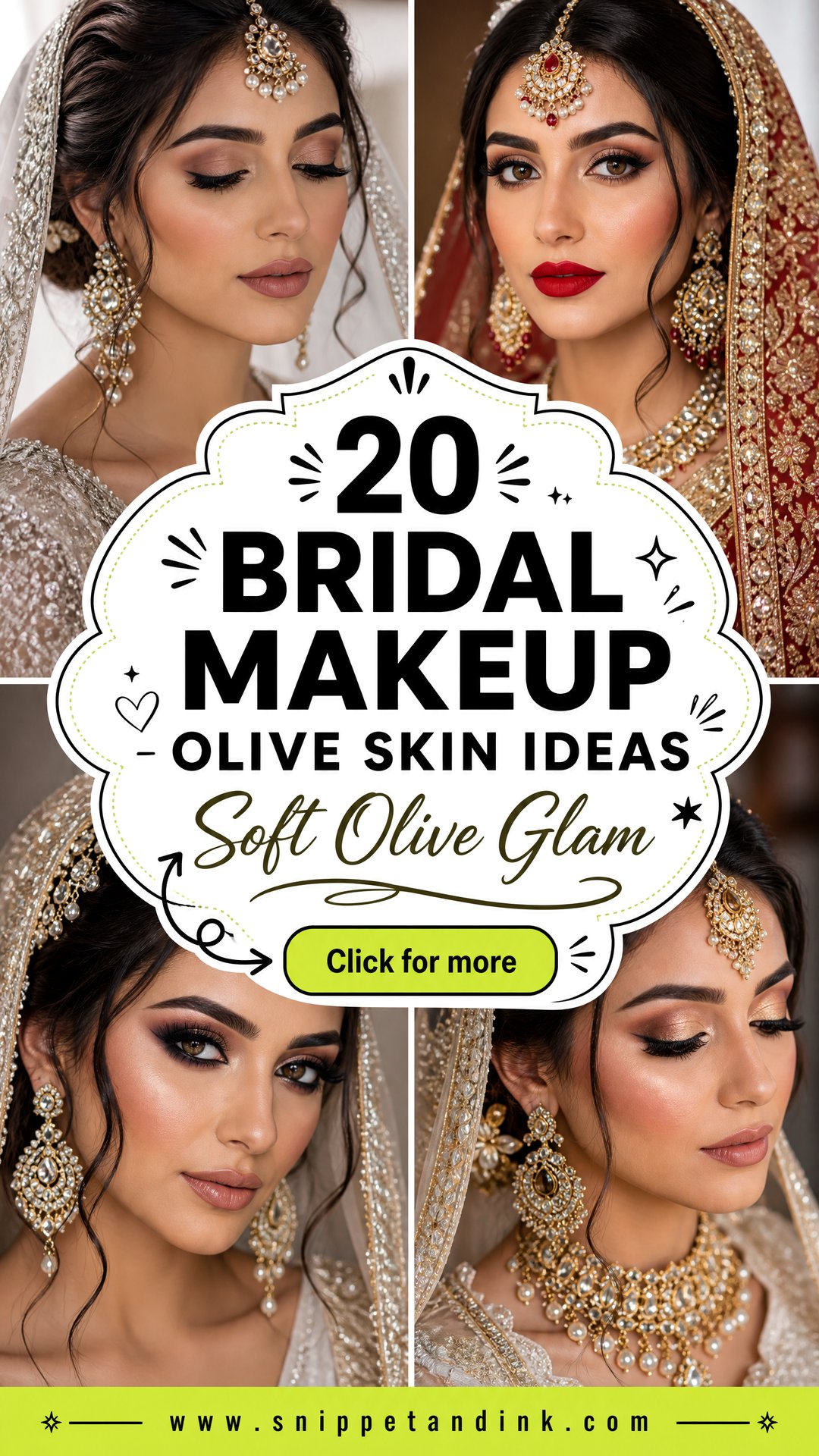 20 Bridal Makeup Olive Skin Ideas for Soft Wedding Glam - 20 Bridal Makeup Olive Skin Ideas for Soft Wedding Glam