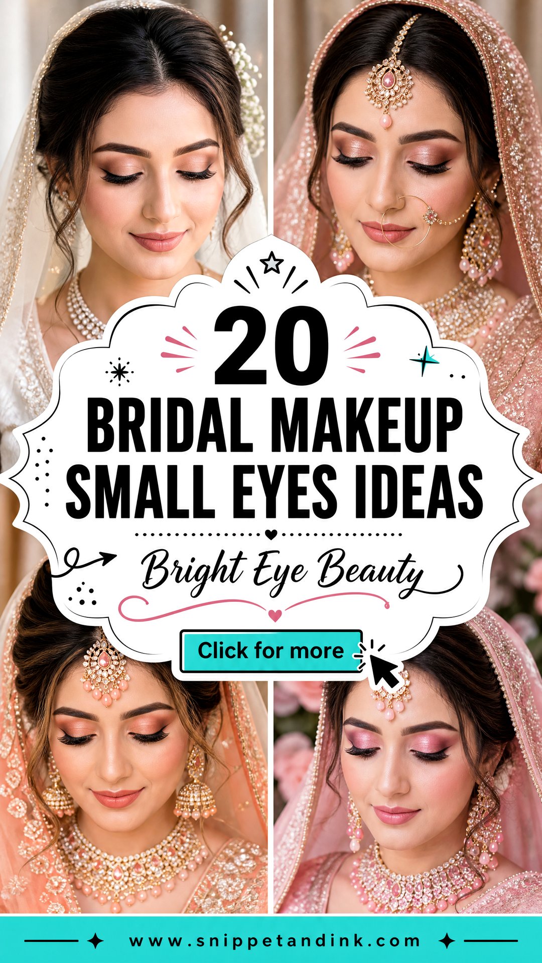 20 Bridal Makeup Small Eyes Bright Beautiful Ideas - 20 Bridal Makeup Small Eyes: Bright, Beautiful Ideas