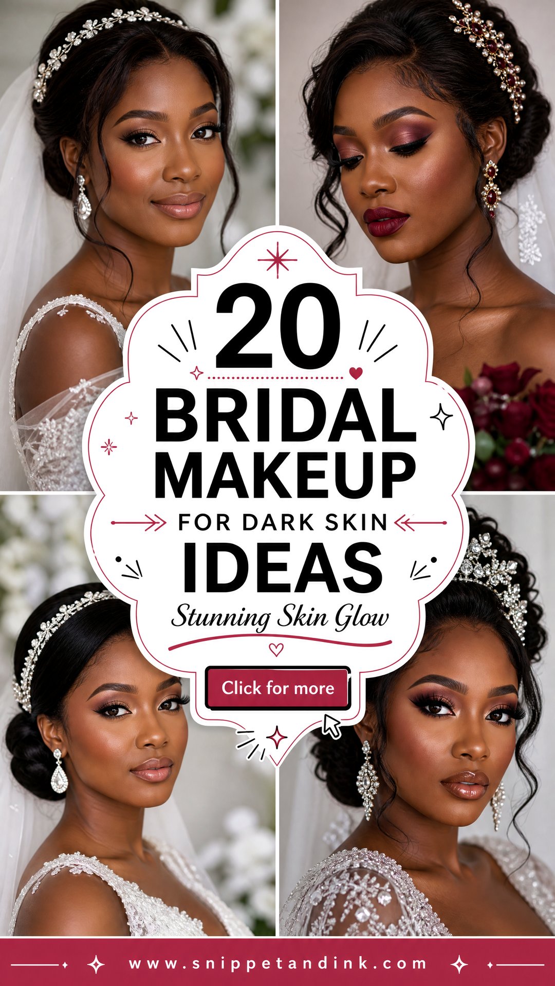 20 Bridal Makeup for Dark Skin Ideas Stunning Glow - 20 Bridal Makeup for Dark Skin Ideas: Stunning Glow