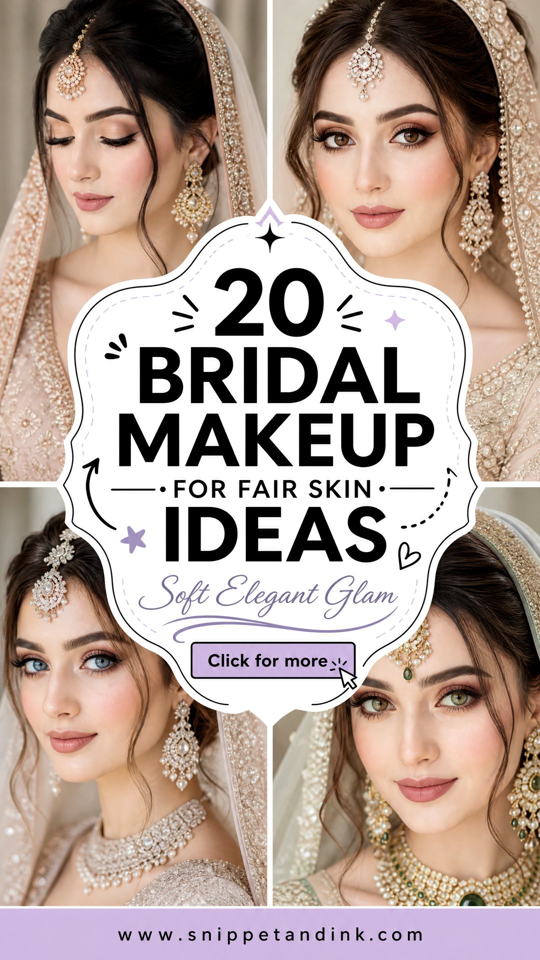 20 Bridal Makeup for Fair Skin Ideas Soft Elegant Glam - 20 Bridal Makeup for Fair Skin Ideas: Soft Elegant Glam