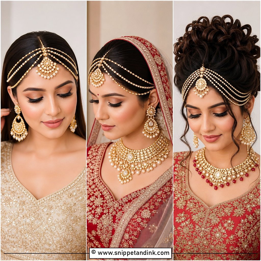 20 Bridal Mathapatti Hairstyles Regal Looks for Brides