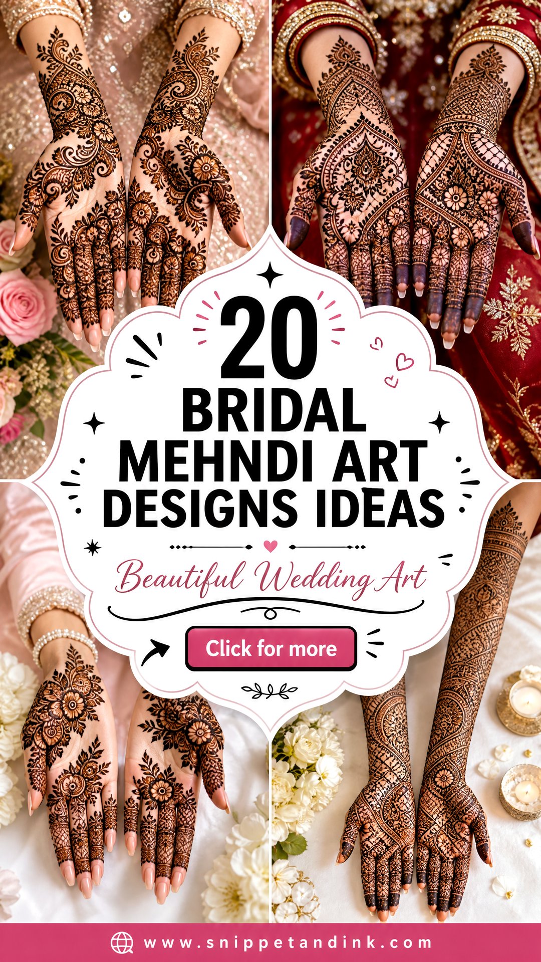 20 Bridal Mehndi Art Designs Beautiful Wedding Inspiration - 20 Bridal Mehndi Art Designs: Beautiful Wedding Inspiration