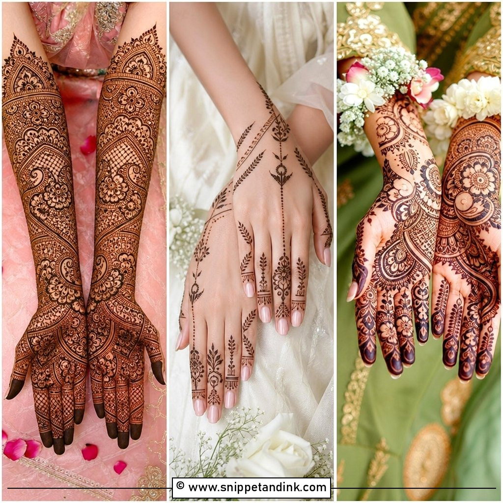 20 Bridal Mehndi Designs Figures for Meaningful Henna