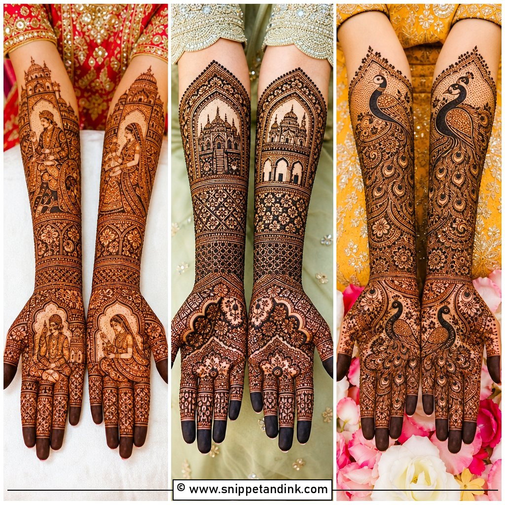 20 Bridal Mehndi Designs Full Hands for Regal Brides
