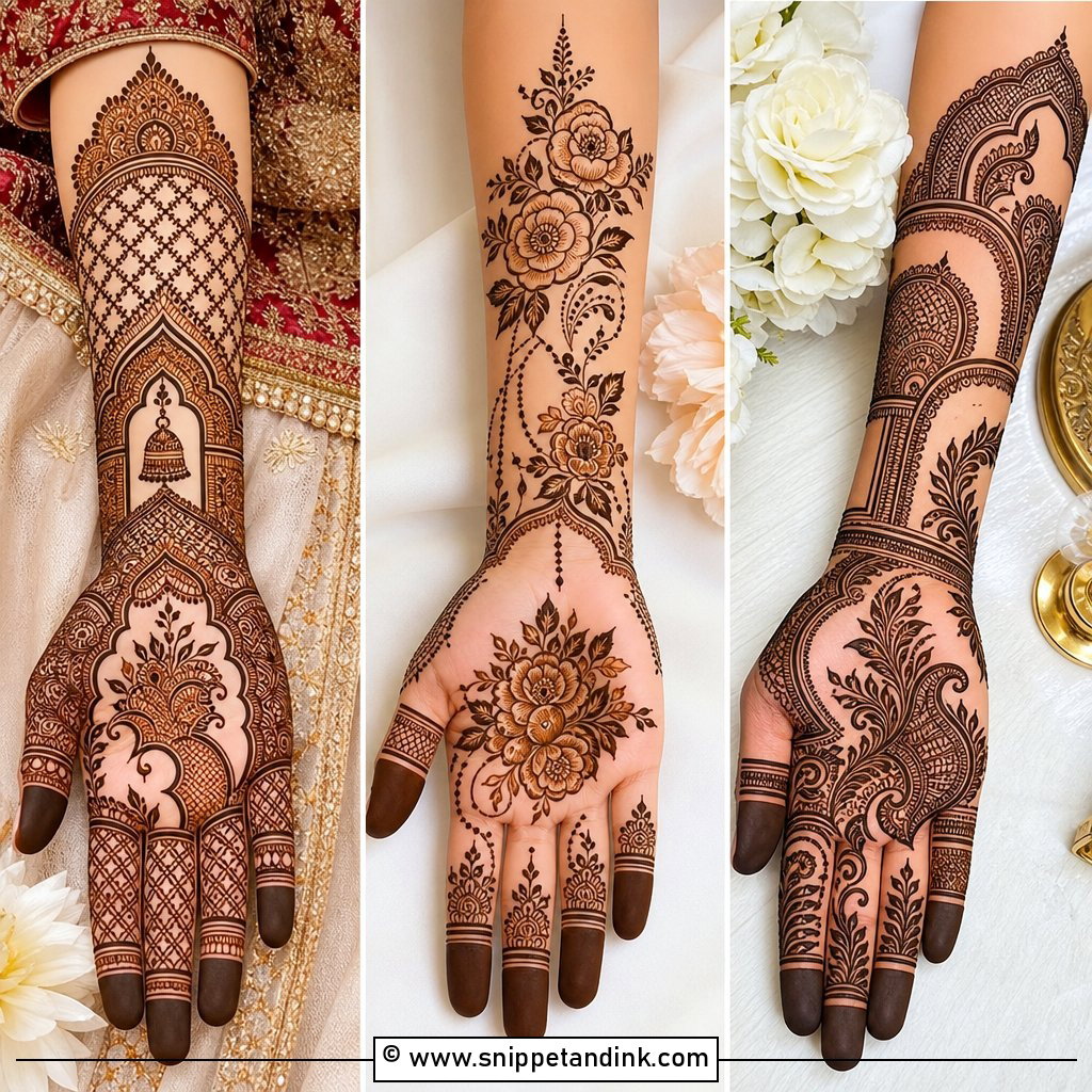 20 Bridal Mehndi Designs Half Hand Ideas for Chic Brides