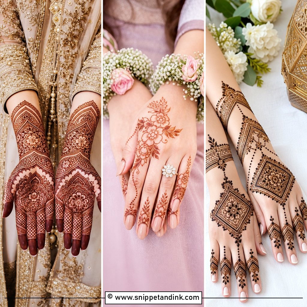 20 Bridal Mehndi Designs for Engagement Brides Will Adore