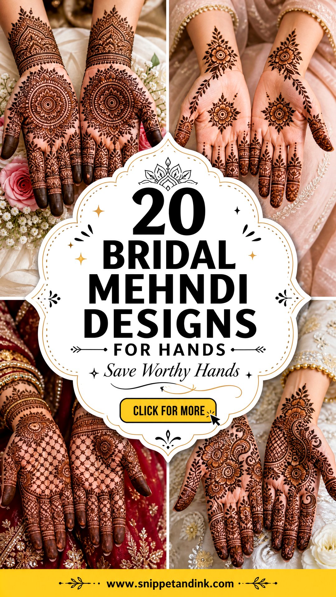 20 Bridal Mehndi Designs for Hands Brides Can Save Now - 20 Bridal Mehndi Designs for Hands Brides Can Save Now