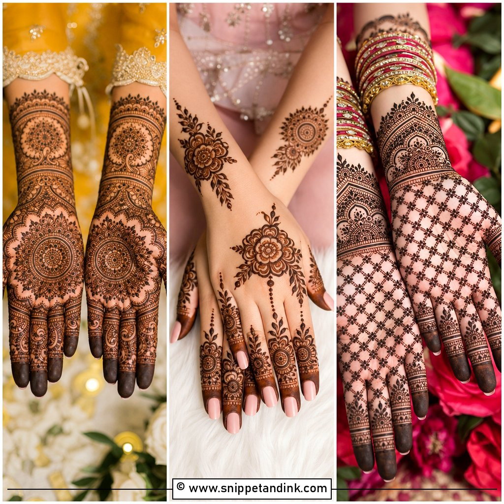 20 Bridal Mehndi Designs for Hands Brides Can Save Now