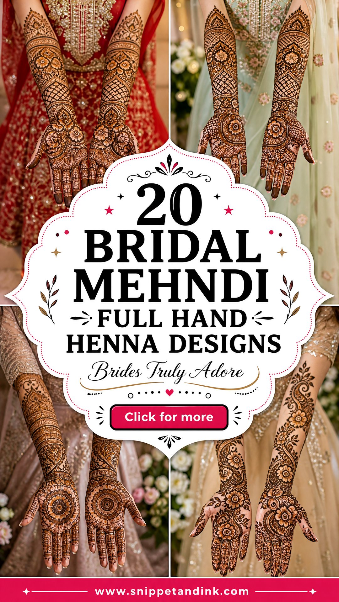 20 Bridal Mehndi Full Hand Henna Designs Brides Adore - 20 Bridal Mehndi Full Hand Henna Designs Brides Adore