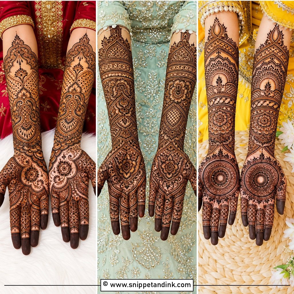 20 Bridal Mehndi Full Hand Henna Designs Brides Adore
