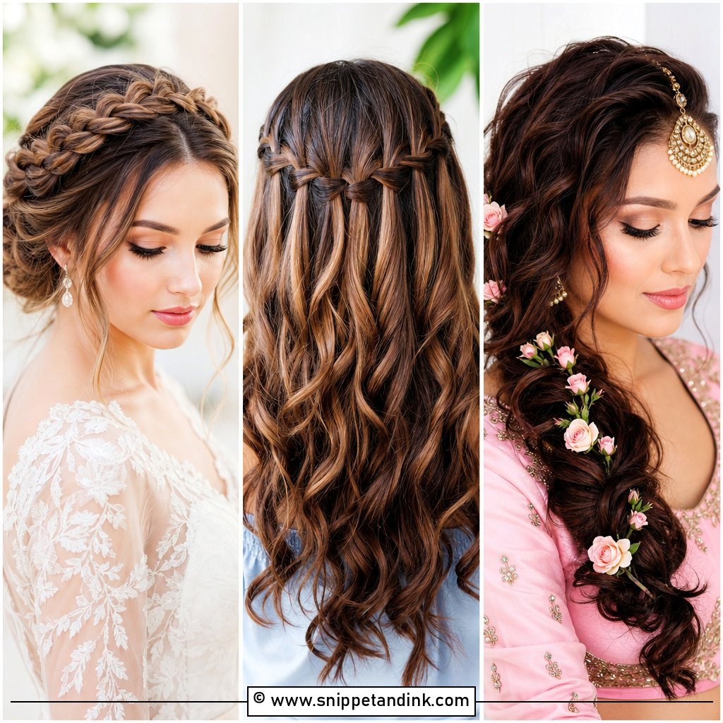 20 Bridal Mehndi Hairstyles for Stunning Wedding Looks