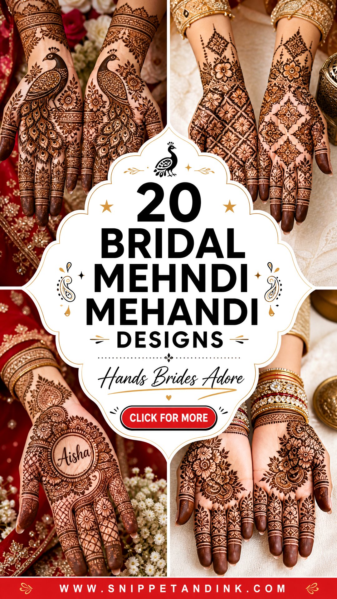 20 Bridal Mehndi Mehandi Designs for Hands Brides Indian Weddings - 20 Bridal Mehndi Mehandi Designs for Hands Brides Indian Weddings