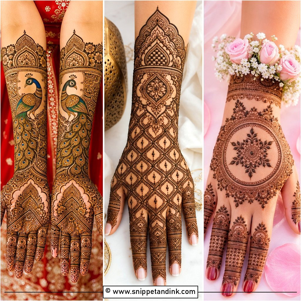 20 Bridal Mehndi Mehandi Designs for Hands Brides Indian Weddings