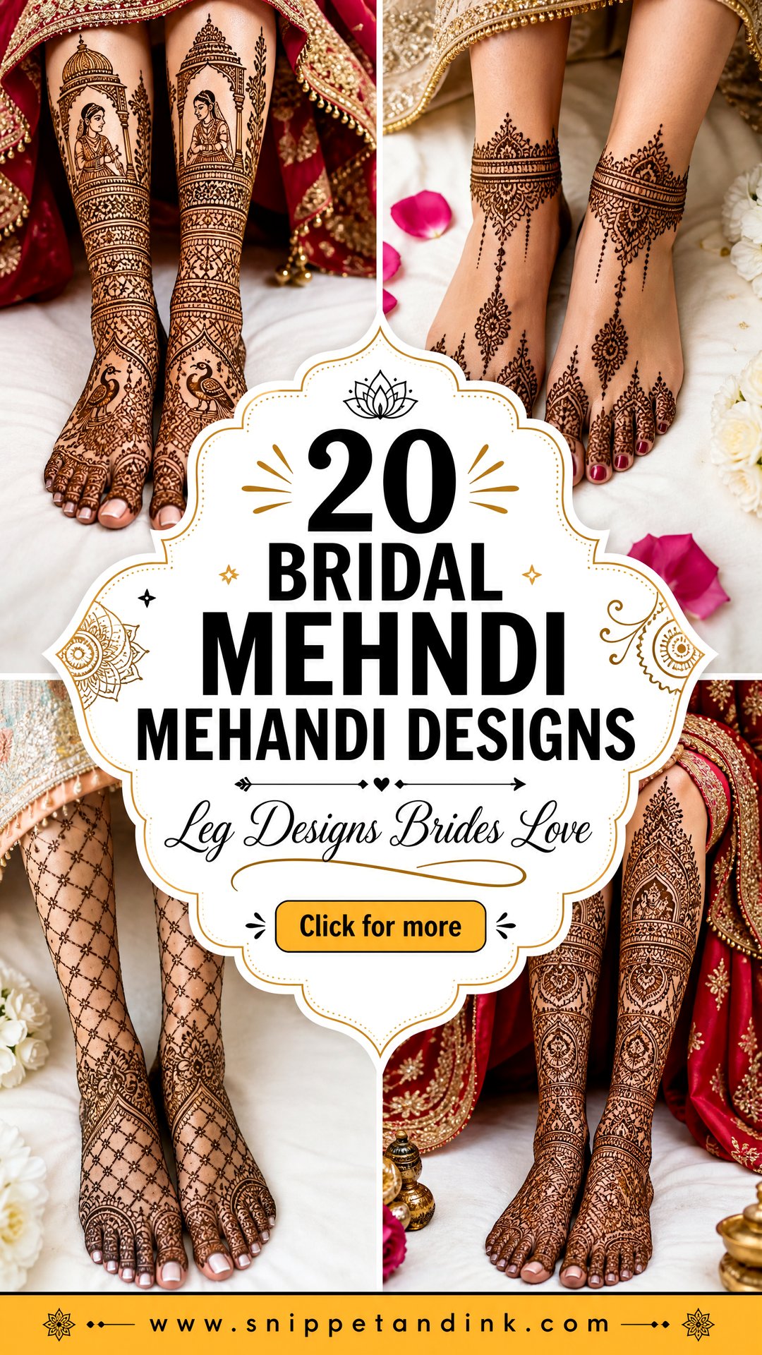 20 Bridal Mehndi Mehandi Designs for Legs Brides Love - 20 Bridal Mehndi Mehandi Designs for Legs Brides Love