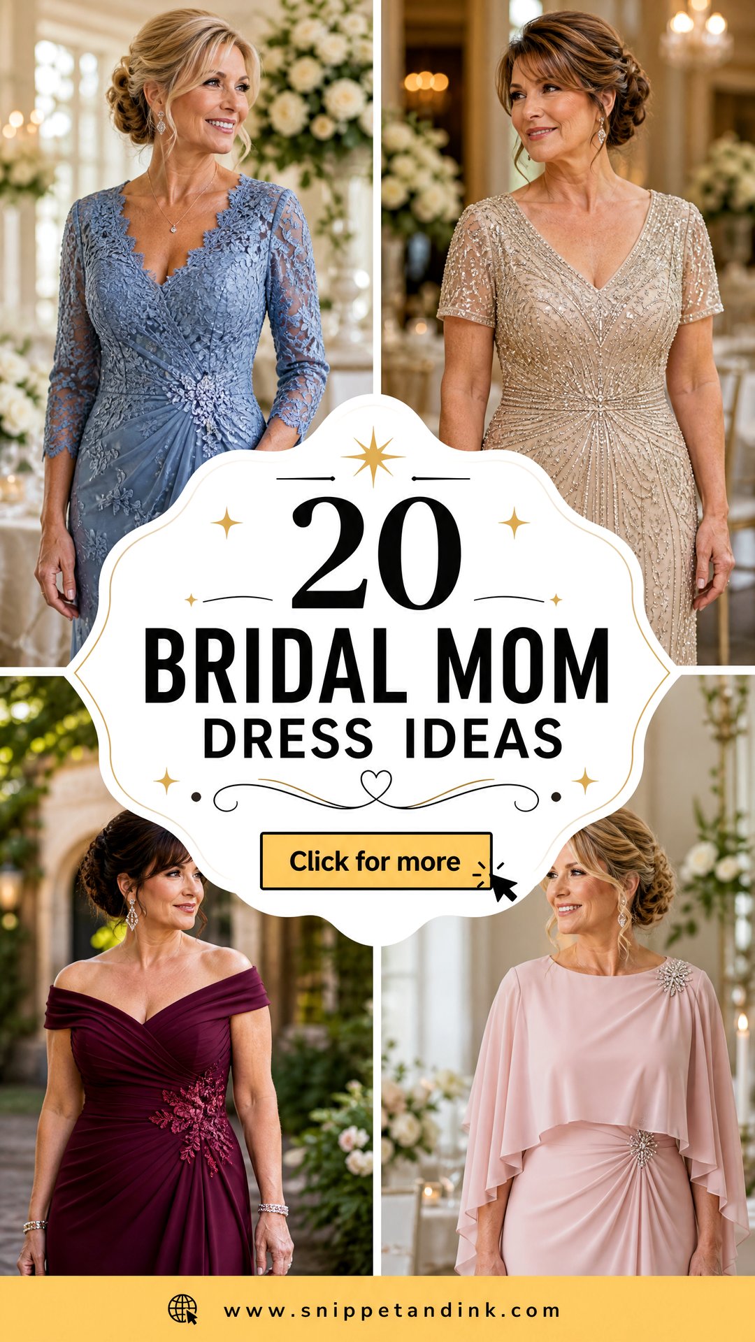 20 Bridal Mom Dress Ideas for an Elegant Wedding-Day Look - 20 Bridal Mom Dress Ideas for an Elegant Wedding-Day Look
