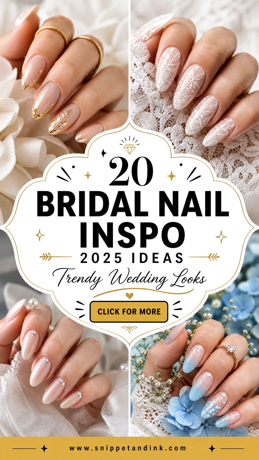 20 Bridal Nail Inspo 2025 Ideas for Trendy Wedding Looks - 20 Bridal Nail Inspo 2025 Ideas for Trendy Wedding Looks