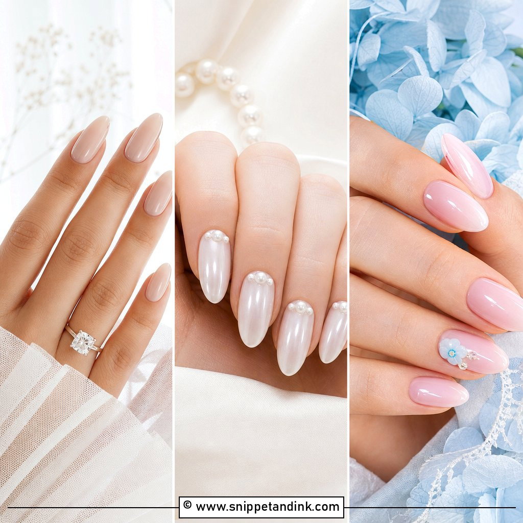 20 Bridal Nail Set Ideas for a Dreamy Wedding Manicure