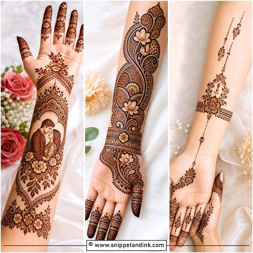 20 Bridal Name Mehndi Designs for a Personal Touch