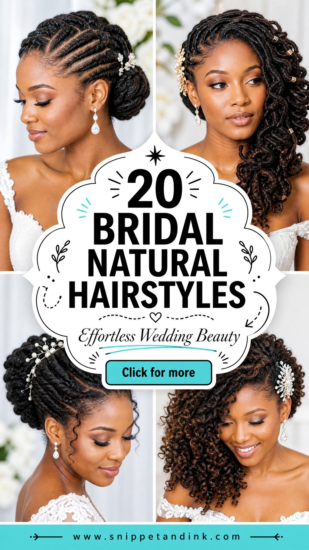 20 Bridal Natural Hairstyles for Effortless Wedding Beauty - 20 Bridal Natural Hairstyles for Effortless Wedding Beauty