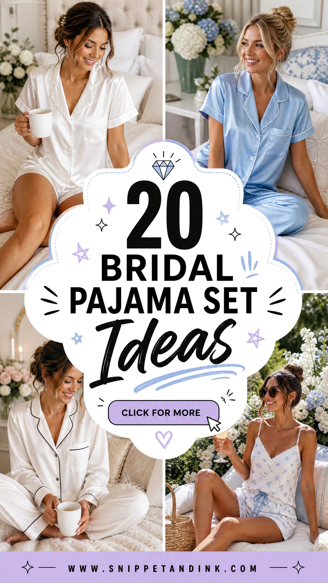 20 Bridal Pajama Set Ideas for a Cozy Stylish Wedding Morning - 20 Bridal Pajama Set Ideas for a Cozy, Stylish Wedding Morning