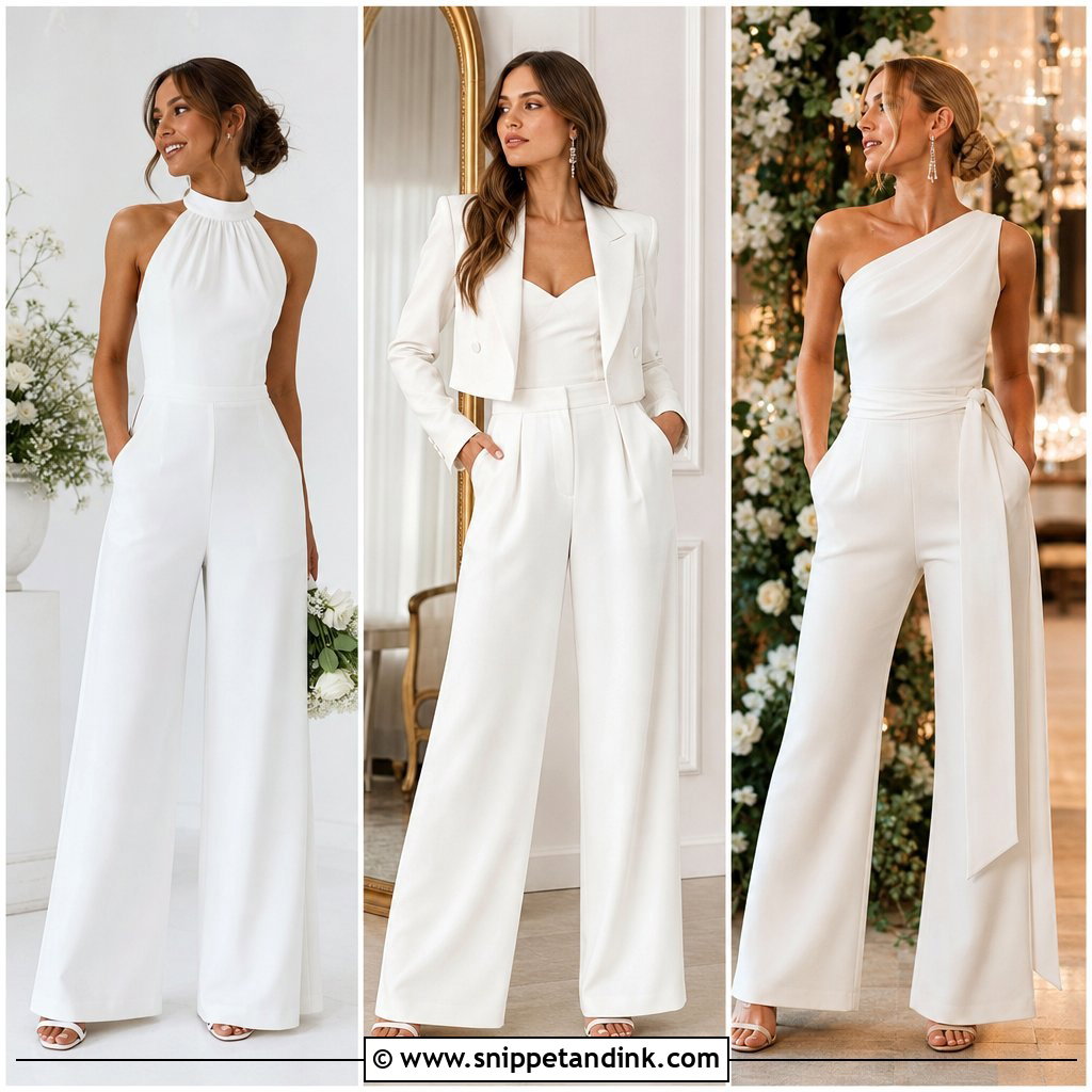 20 Bridal Pants Ideas for Chic, Comfortable Wedding Style
