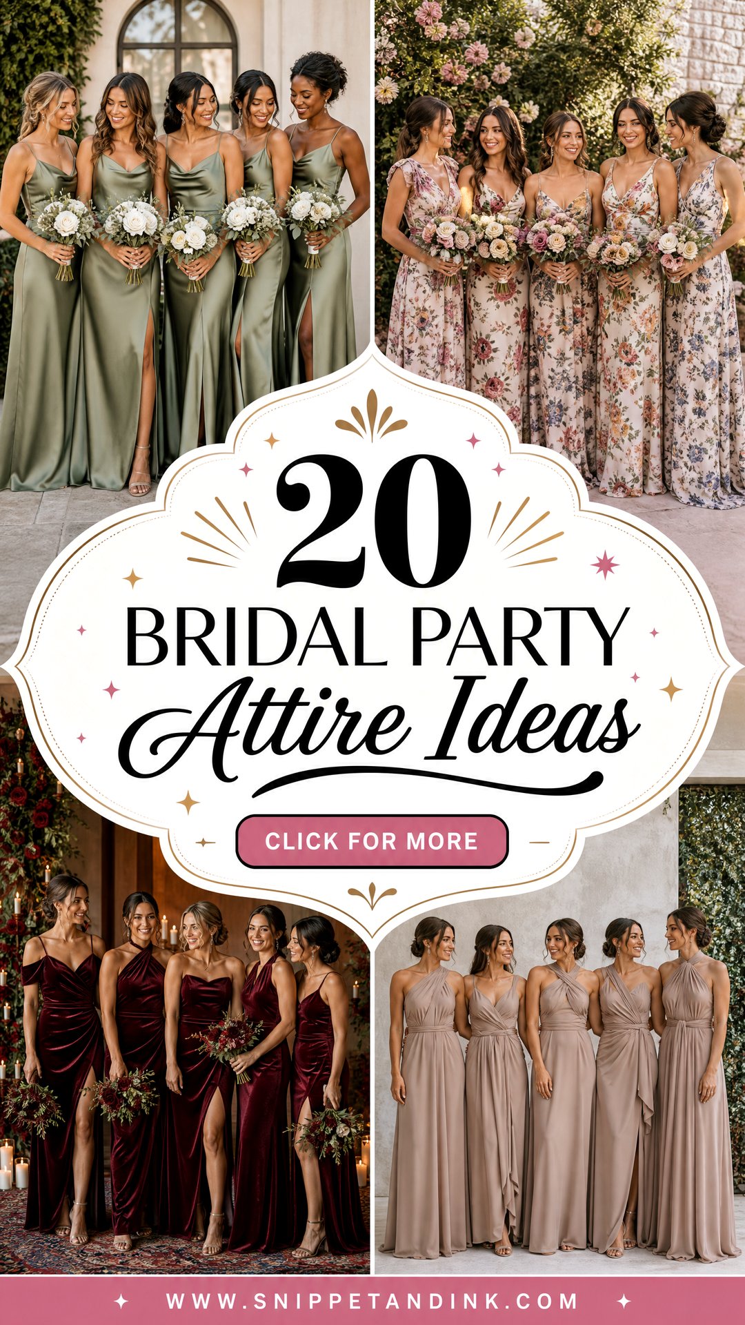 20 Bridal Party Attire Ideas Chic Looks for Every Wedding Role - 20 Bridal Party Attire Ideas: Chic Looks for Every Wedding Role