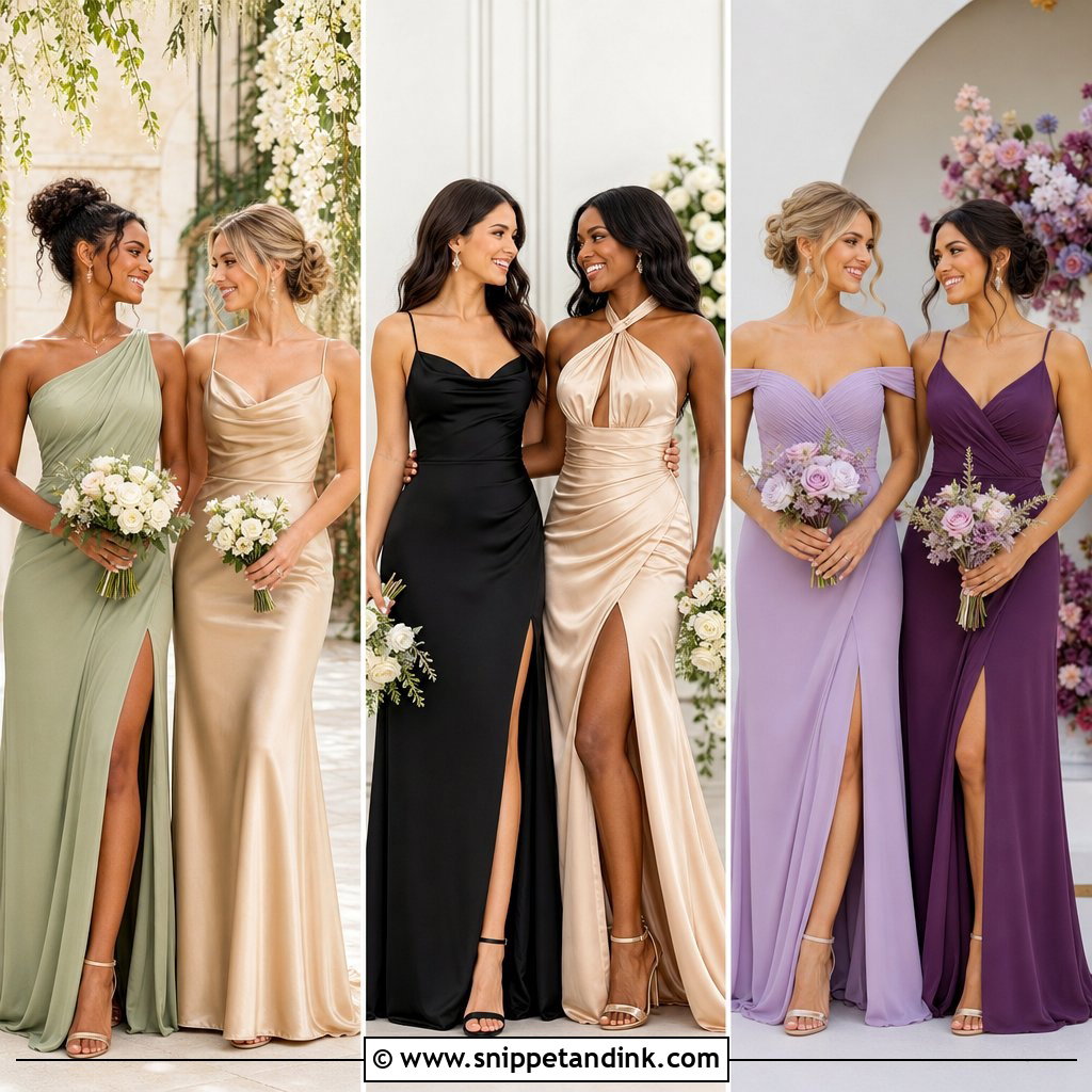 20 Bridal Party Dresses Color Schemes for a Picture-Perfect Day