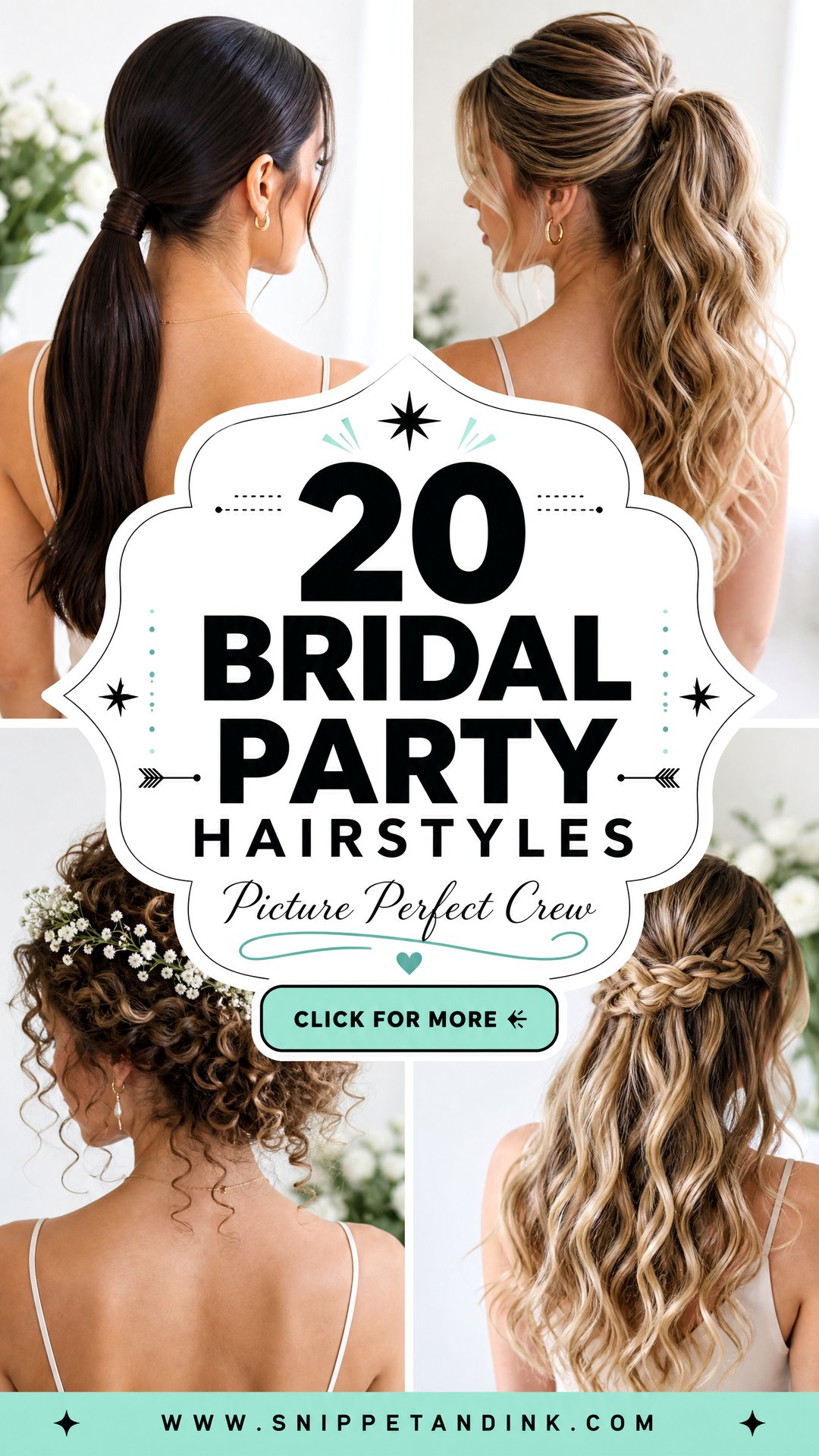 20 Bridal Party Hairstyles for a Picture-Perfect Crew - 20 Bridal Party Hairstyles for a Picture-Perfect Crew