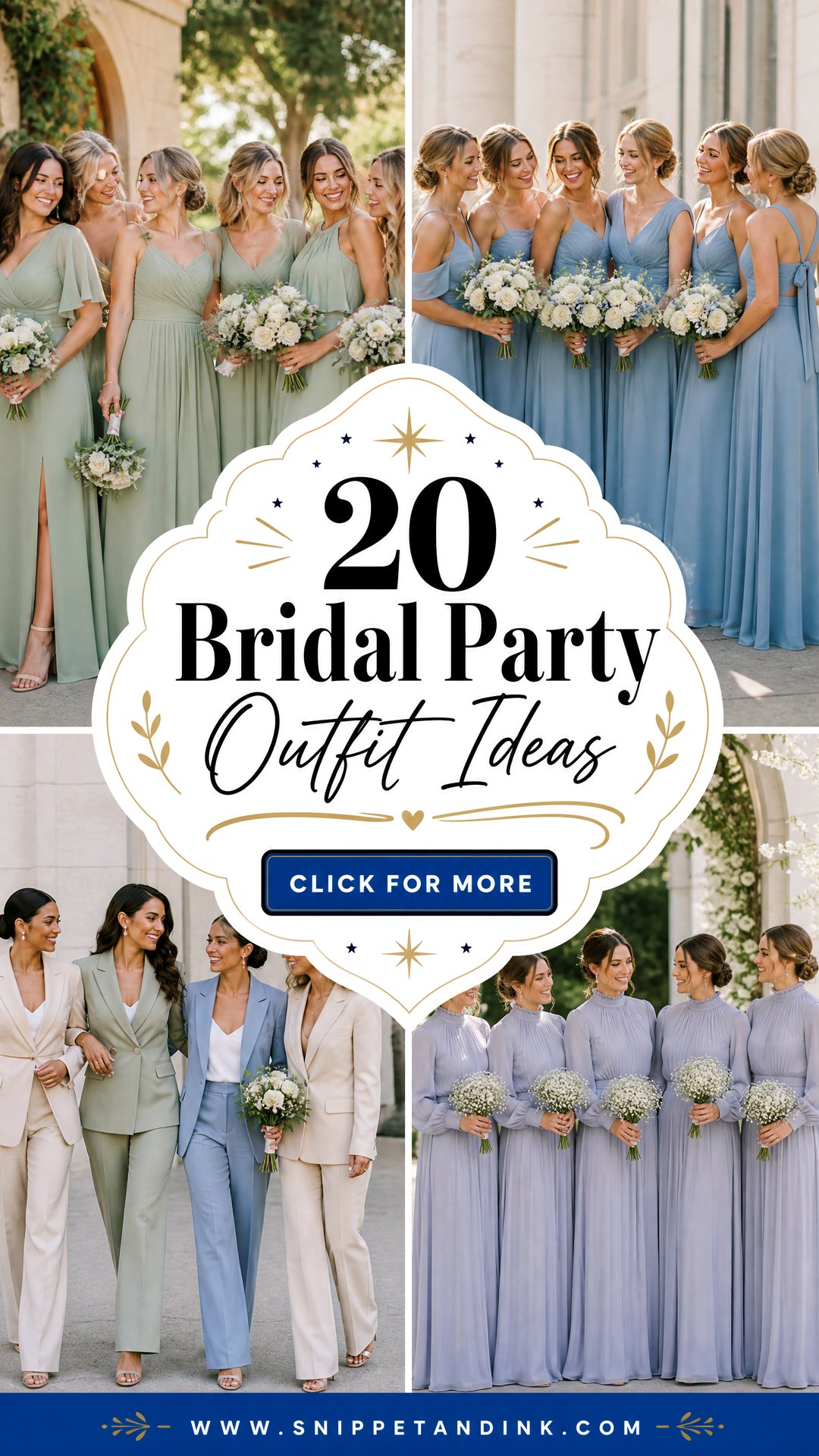 20 Bridal Party Outfit Ideas Chic Looks for Every Wedding Role - 20 Bridal Party Outfit Ideas: Chic Looks for Every Wedding Role