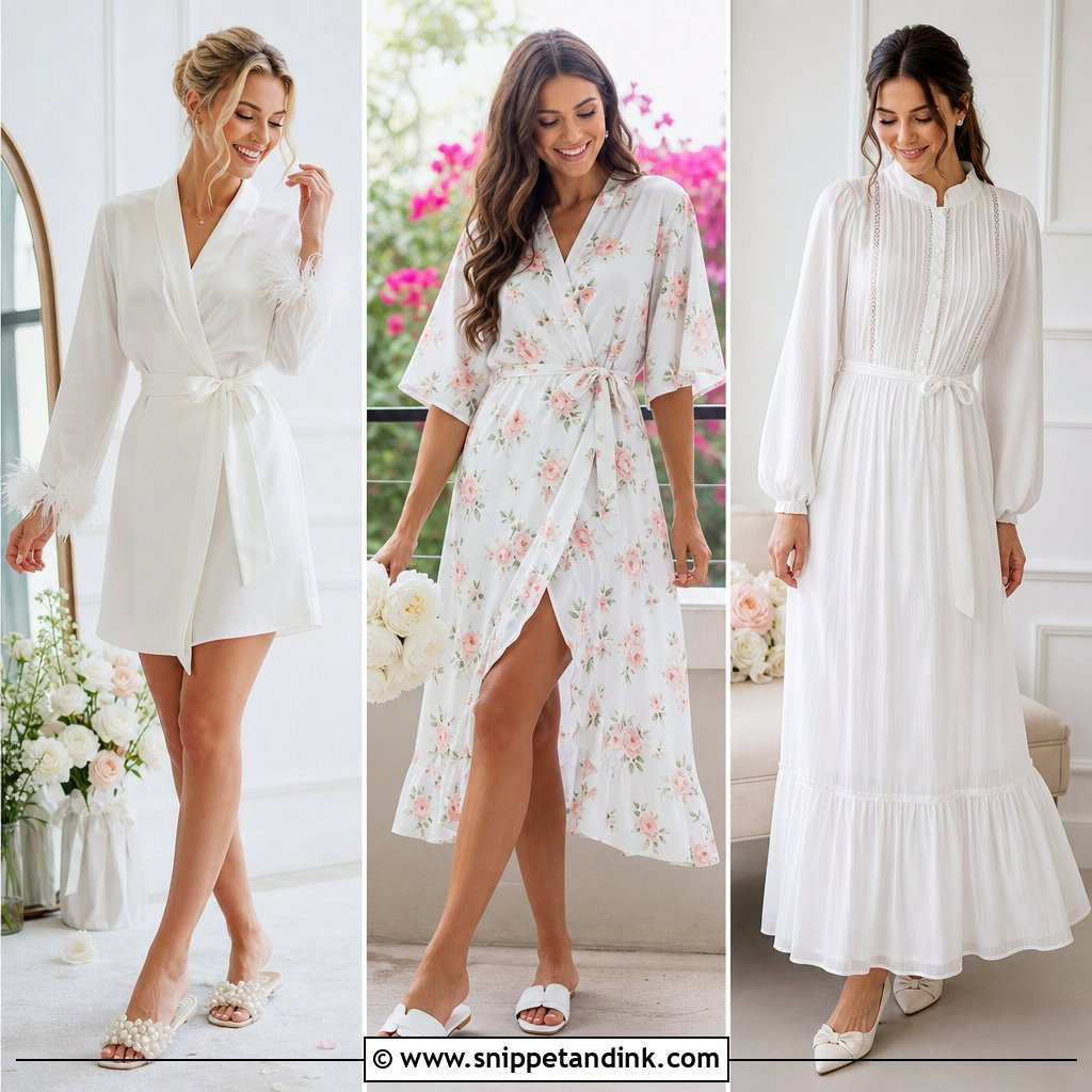 20 Bridal Prep Dress Ideas for a Flawless Wedding Morning
