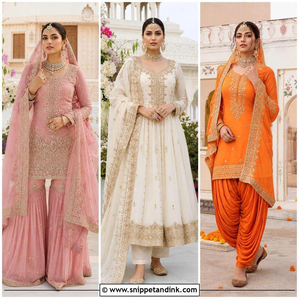 20 Bridal Punjabi Suits Wedding Outfits for a Regal Celebration