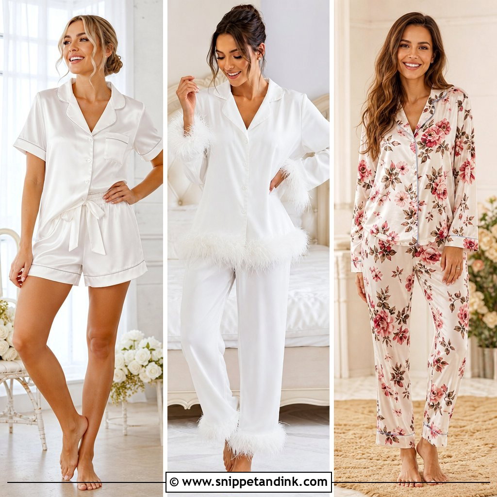 20 Bridal Pyjamas Ideas Cozy Chic Sets for Wedding Mornings