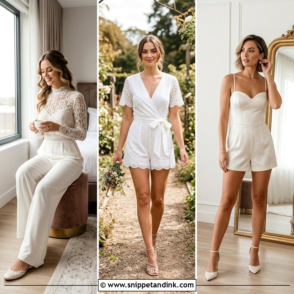 20 Bridal Romper Ideas: Chic One-Piece Looks for Modern Brides