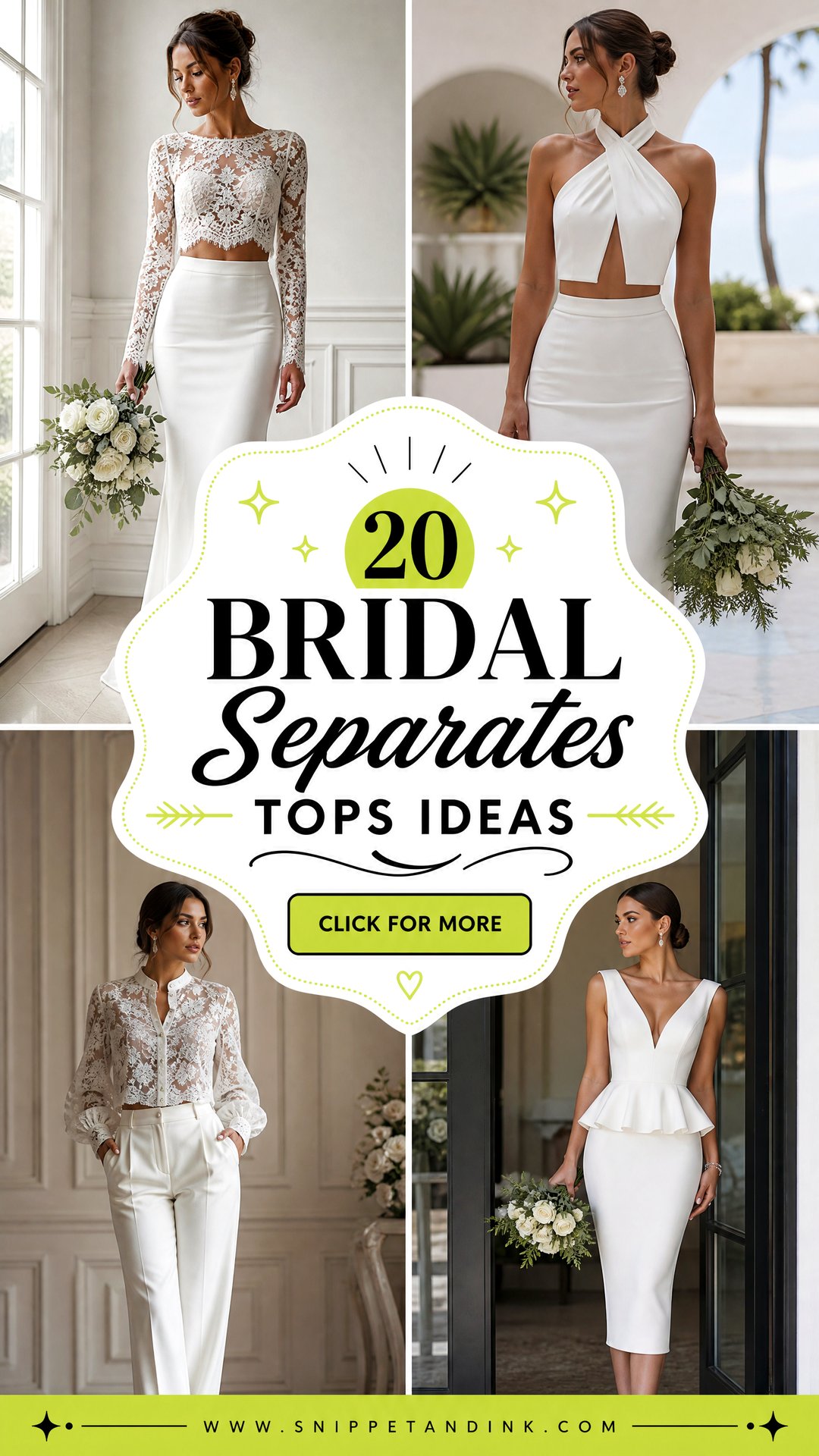 20 Bridal Separates Tops Ideas for a Modern Mix-and-Match Look - 20 Bridal Separates Tops Ideas for a Modern Mix-and-Match Look