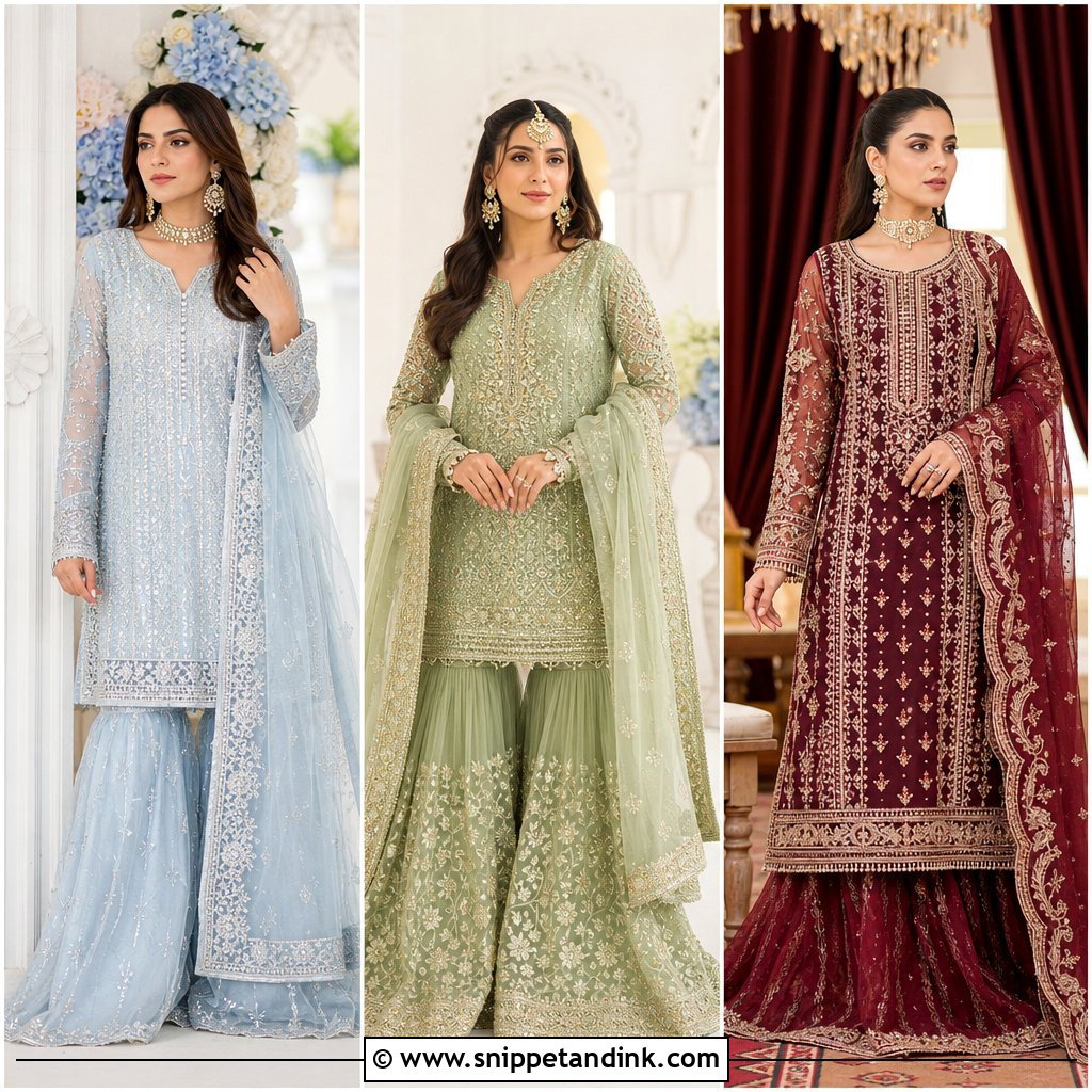20 Bridal Sharara Suit Ideas for a Regal Modern Wedding Look