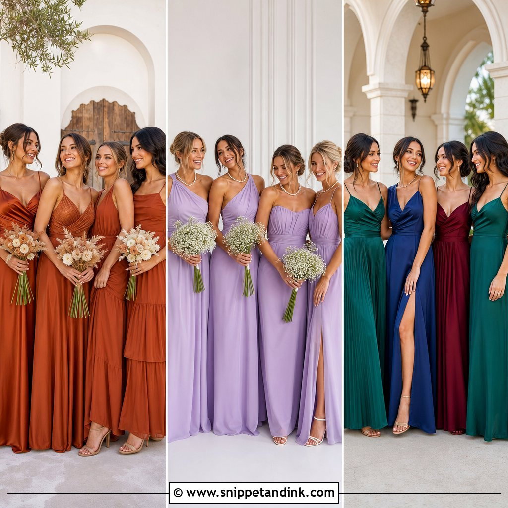 20 Bridal Team Dresses Ideas for a Beautiful Coordinated Look
