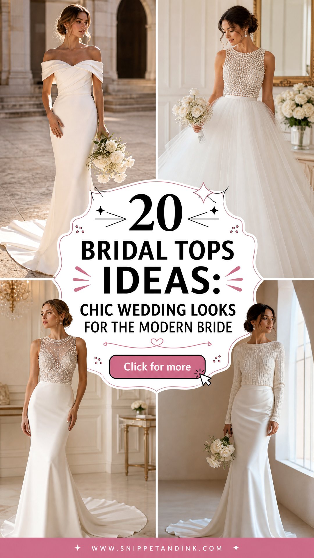 20 Bridal Tops Ideas Chic Wedding Looks for the Modern Bride - 20 Bridal Tops Ideas: Chic Wedding Looks for the Modern Bride
