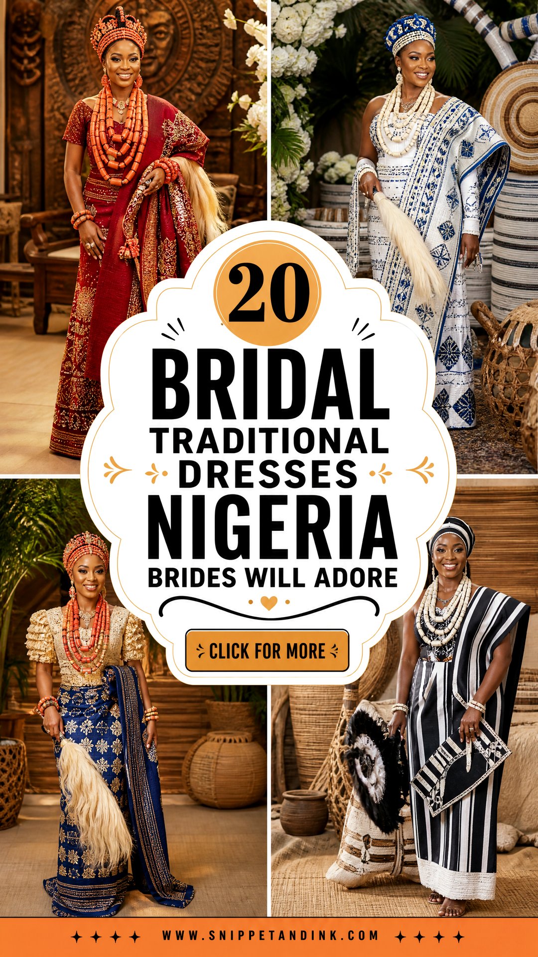 20 Bridal Traditional Dresses Nigeria Brides Will Adore - 20 Bridal Traditional Dresses Nigeria Brides Will Adore