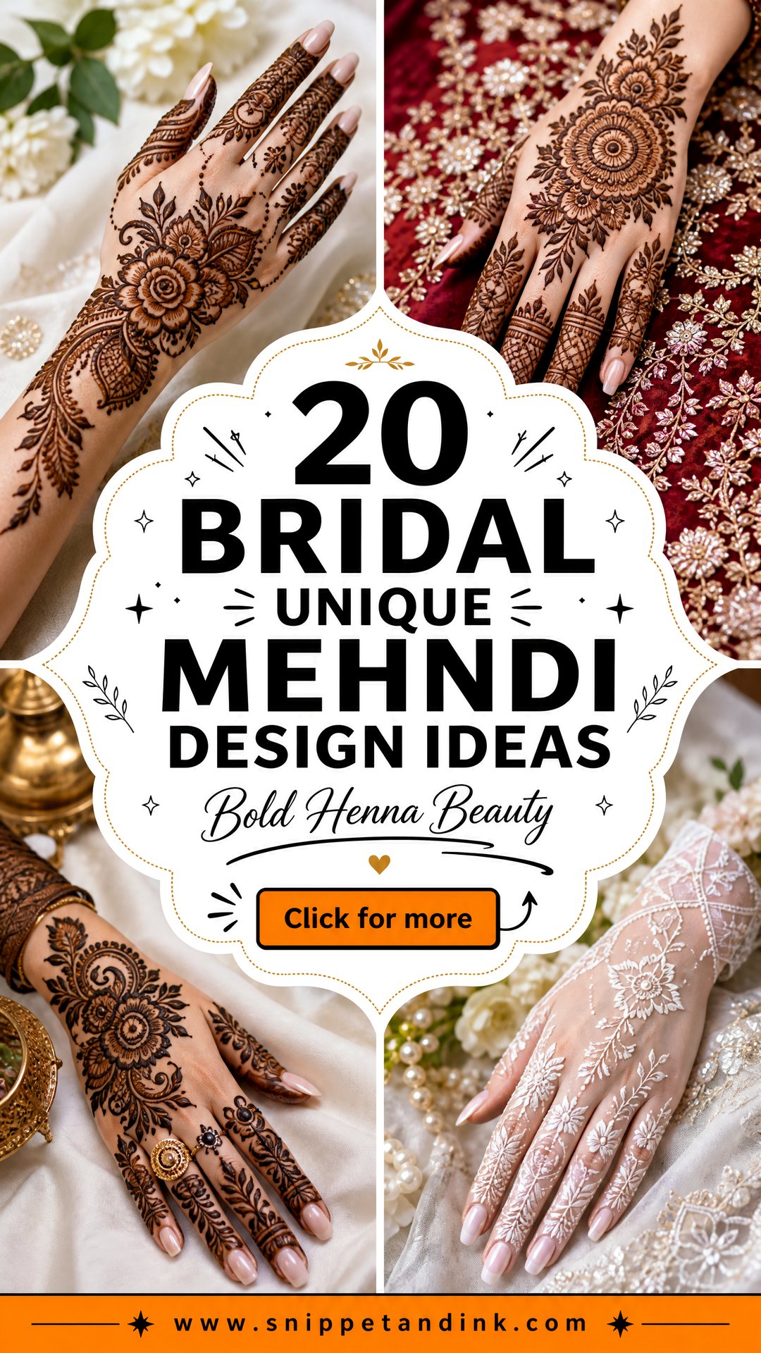 20 Bridal Unique Mehndi Design Ideas for Bold Brides - 20 Bridal Unique Mehndi Design Ideas for Bold Brides