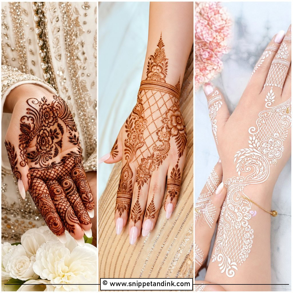 20 Bridal Unique Mehndi Design Ideas for Bold Brides