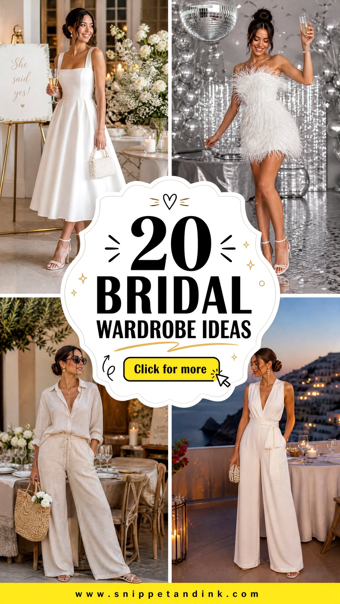 20 Bridal Wardrobe Ideas for Every Stylish Wedding Event - 20 Bridal Wardrobe Ideas for Every Stylish Wedding Event