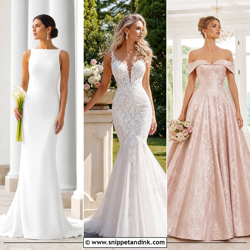 20 Bridal Wedding Gowns for a Timeless, Breathtaking Look