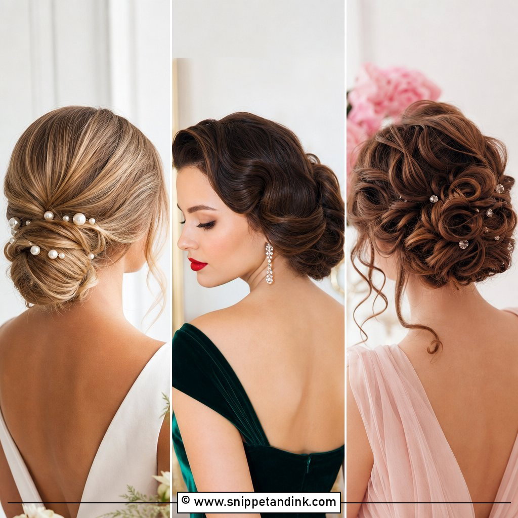 20 Bridal Wedding Hair Updo Ideas for Elegant Brides