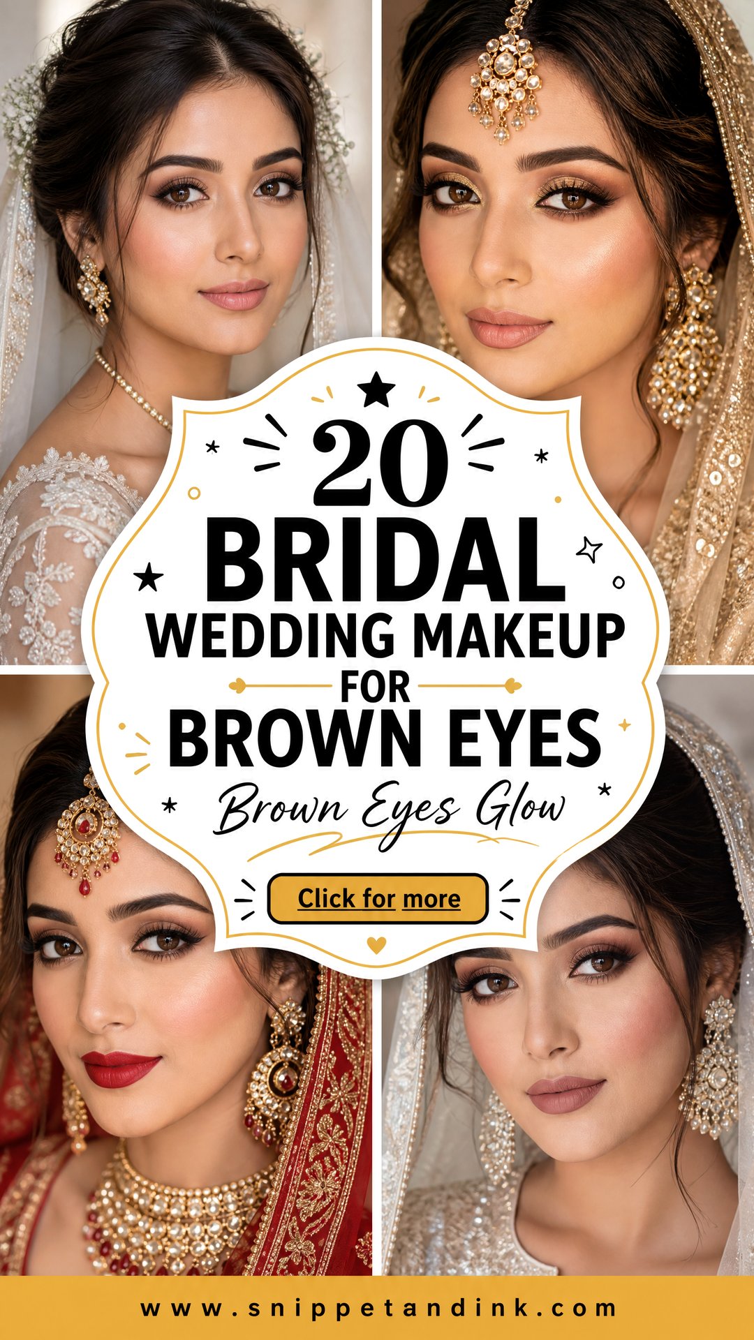 20 Bridal Wedding Makeup for Brown Eyes That Glow - 20 Bridal Wedding Makeup for Brown Eyes That Glow