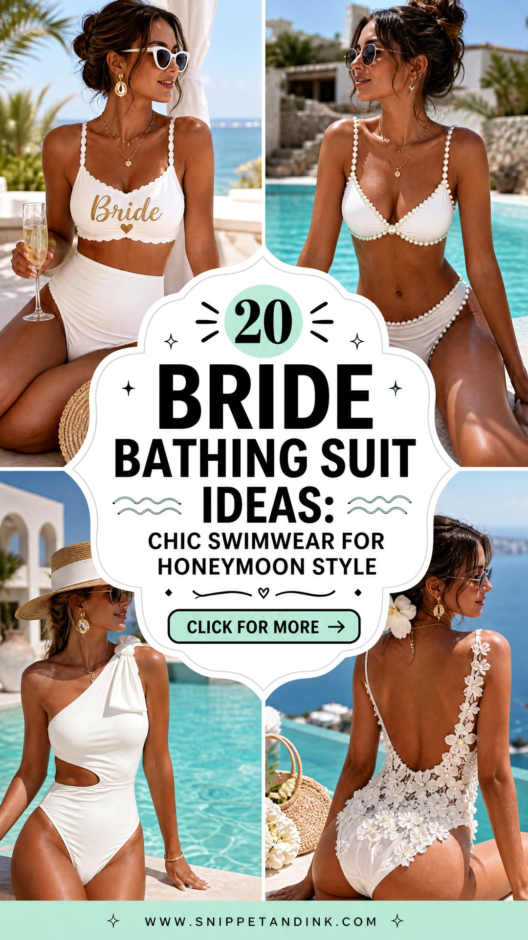 20 Bride Bathing Suit Ideas Chic Swimwear for Honeymoon Style - 20 Bride Bathing Suit Ideas: Chic Swimwear for Honeymoon Style
