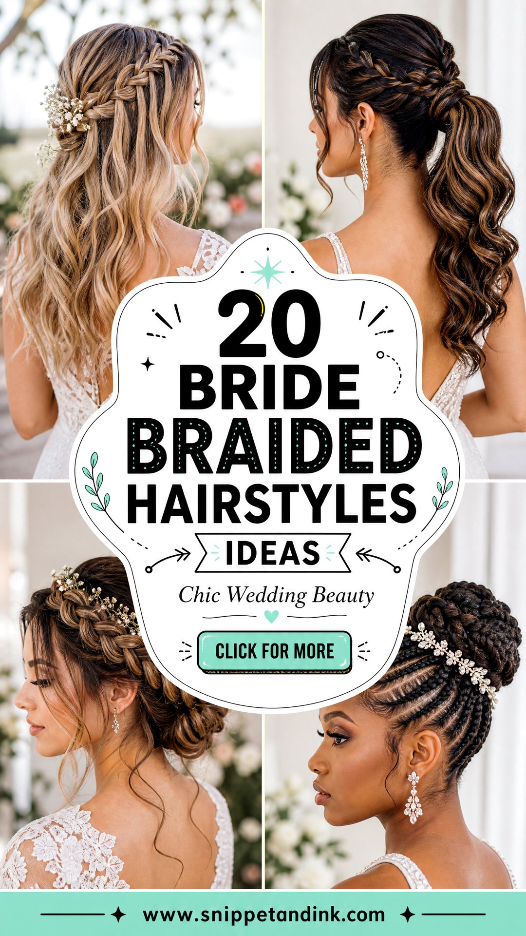 20 Bride Braided Hairstyles for Chic Wedding Day Beauty - 20 Bride Braided Hairstyles for Chic Wedding Day Beauty