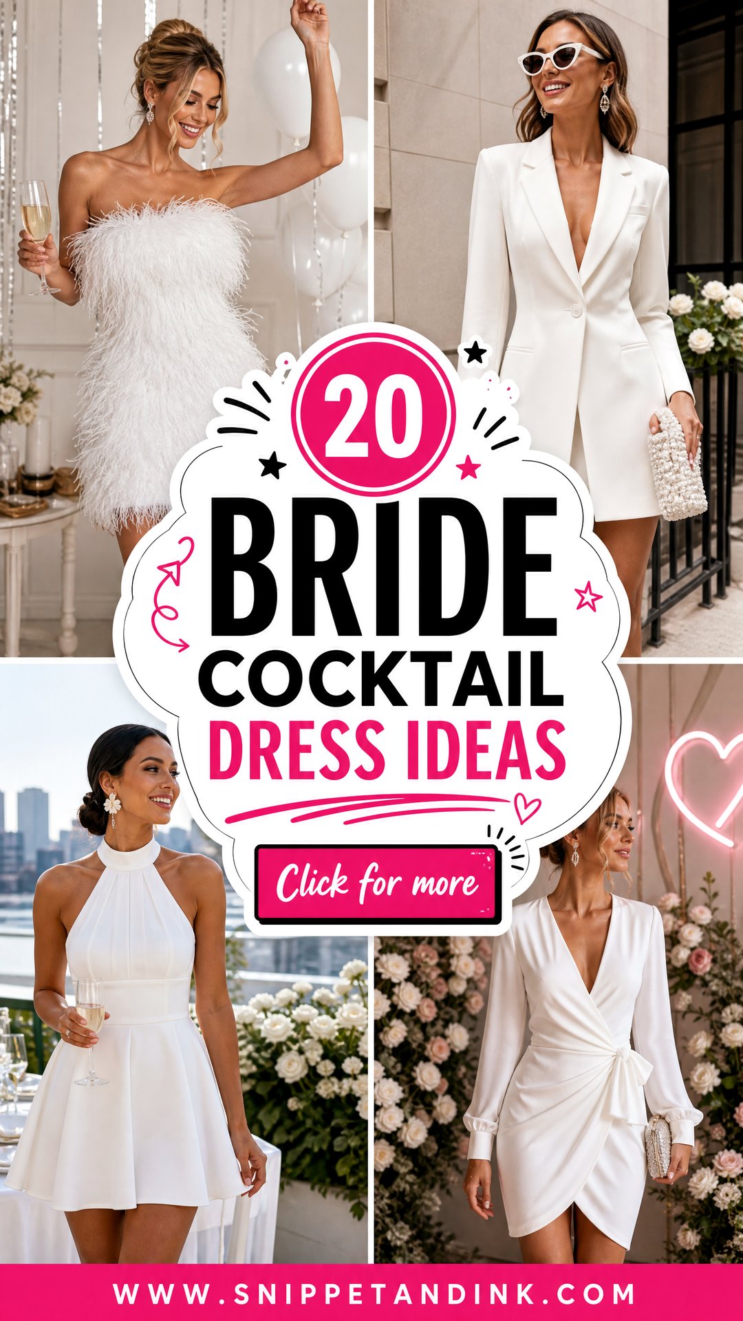 20 Bride Cocktail Dress Ideas for Chic Modern Celebrations - 20 Bride Cocktail Dress Ideas for Chic Modern Celebrations