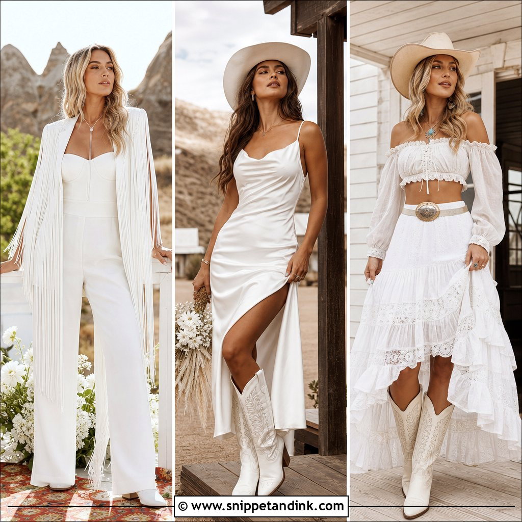 20 Bride Cowgirl Outfit Ideas: Western Looks for a Rustic Wedding