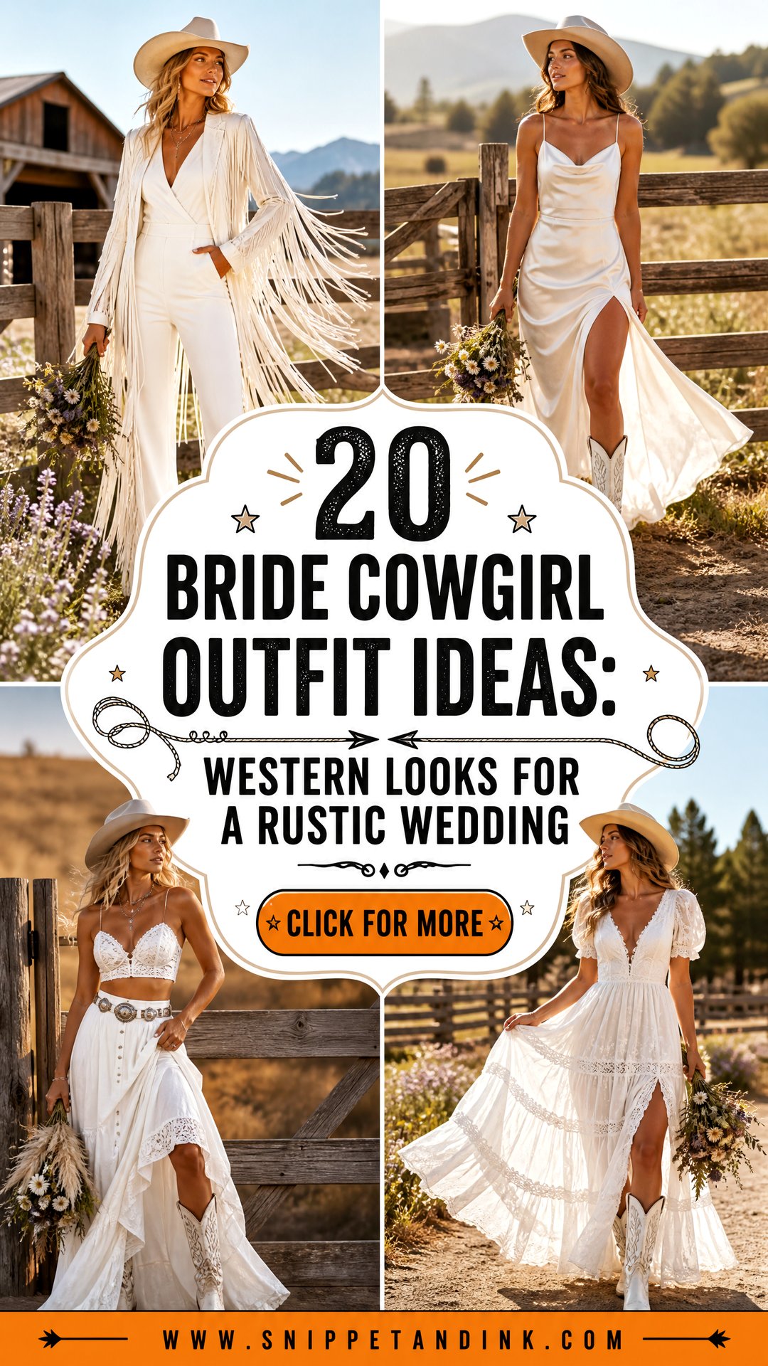 20 Bride Cowgirl Outfit Ideas Western Looks for a Rustic Wedding - 20 Bride Cowgirl Outfit Ideas: Western Looks for a Rustic Wedding
