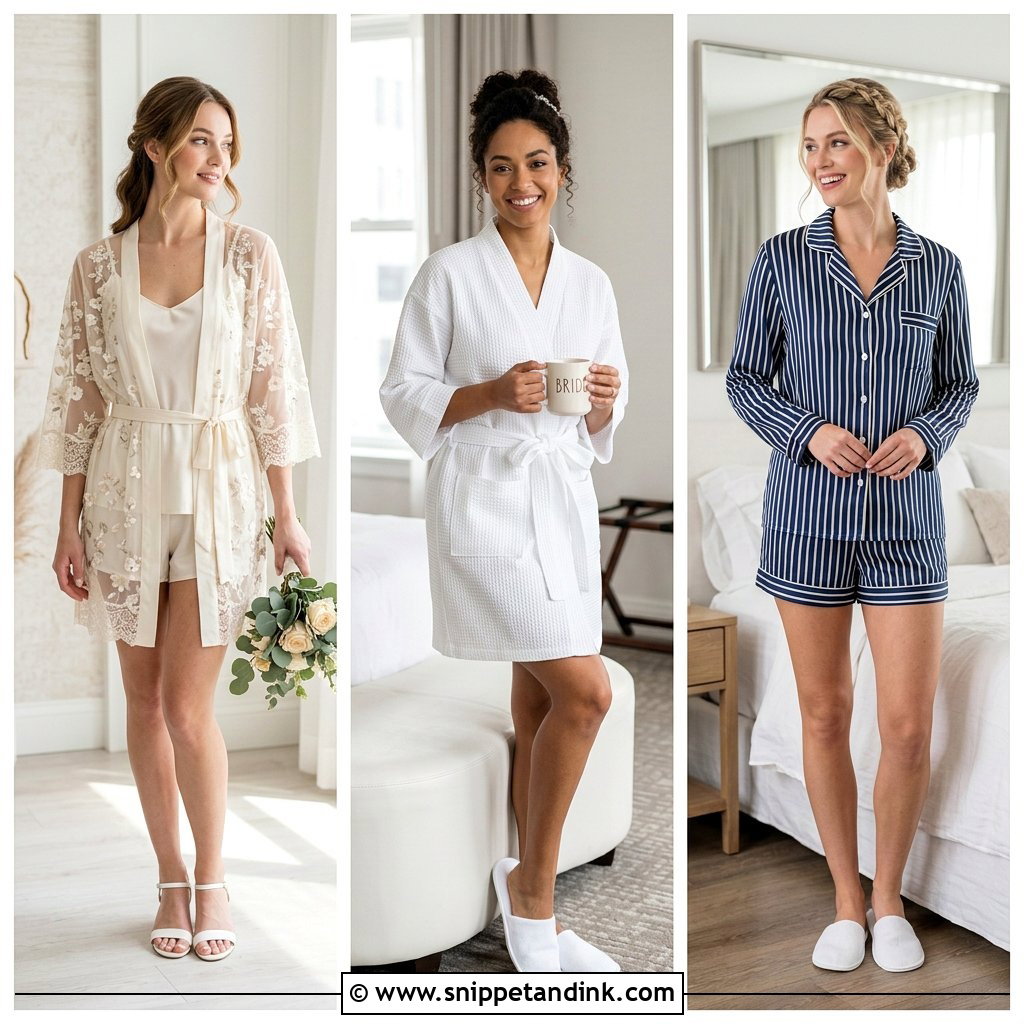 20 Bride Get Ready Outfit Ideas for a Stylish Wedding Morning